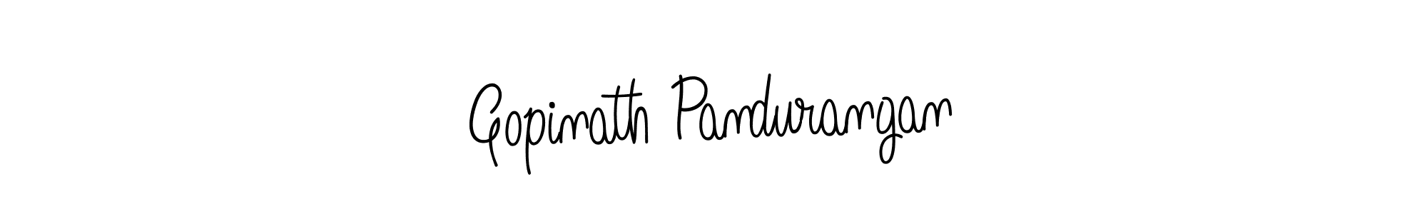 Also we have Gopinath Pandurangan name is the best signature style. Create professional handwritten signature collection using Angelique-Rose-font-FFP autograph style. Gopinath Pandurangan signature style 5 images and pictures png