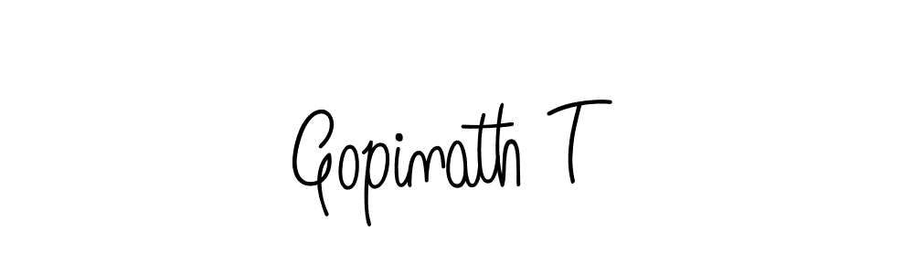 if you are searching for the best signature style for your name Gopinath T. so please give up your signature search. here we have designed multiple signature styles  using Angelique-Rose-font-FFP. Gopinath T signature style 5 images and pictures png