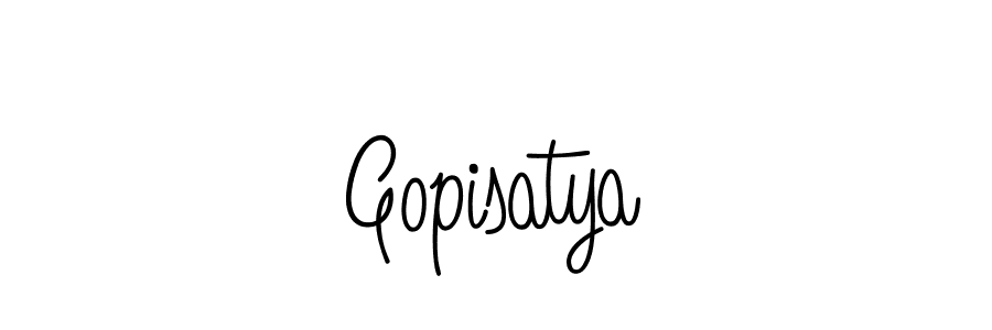 How to make Gopisatya signature? Angelique-Rose-font-FFP is a professional autograph style. Create handwritten signature for Gopisatya name. Gopisatya signature style 5 images and pictures png