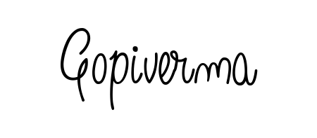 Discover how Gopiverma looks in an executive cursive font (Angelique-Rose-font-FFP). Perfect for legal documents, invoices, and certificates. Gopiverma signature style 5 images and pictures png