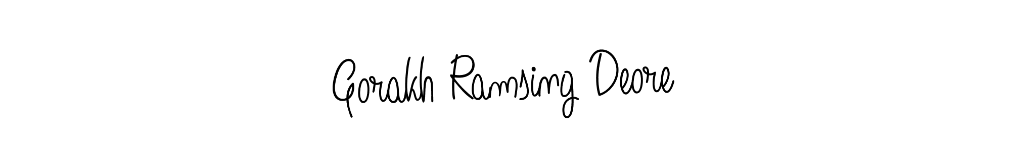 How to Draw Gorakh Ramsing Deore signature style? Angelique-Rose-font-FFP is a latest design signature styles for name Gorakh Ramsing Deore. Gorakh Ramsing Deore signature style 5 images and pictures png