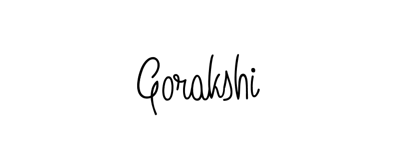 How to make Gorakshi signature? Angelique-Rose-font-FFP is a professional autograph style. Create handwritten signature for Gorakshi name. Gorakshi signature style 5 images and pictures png