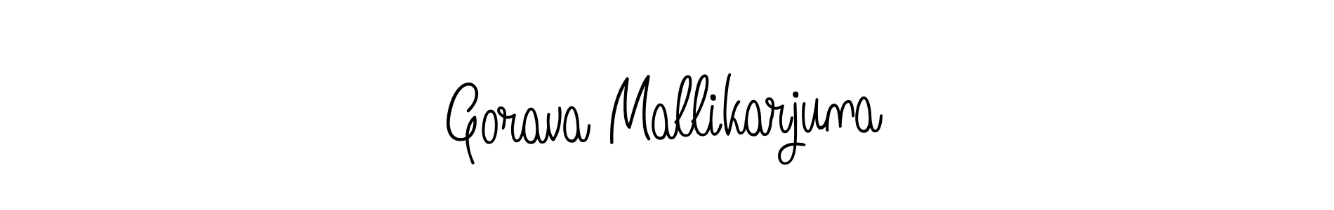 Gorava Mallikarjuna stylish signature style. Best Handwritten Sign (Angelique-Rose-font-FFP) for my name. Handwritten Signature Collection Ideas for my name Gorava Mallikarjuna. Gorava Mallikarjuna signature style 5 images and pictures png