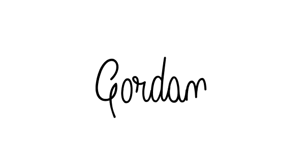 Also we have Gordan name is the best signature style. Create professional handwritten signature collection using Angelique-Rose-font-FFP autograph style. Gordan signature style 5 images and pictures png