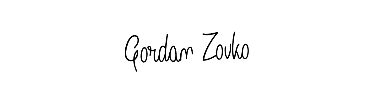 Also You can easily find your signature by using the search form. We will create Gordan Zovko name handwritten signature images for you free of cost using Angelique-Rose-font-FFP sign style. Gordan Zovko signature style 5 images and pictures png