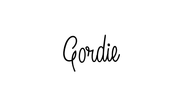 The best way (Angelique-Rose-font-FFP) to make a short signature is to pick only two or three words in your name. The name Gordie include a total of six letters. For converting this name. Gordie signature style 5 images and pictures png