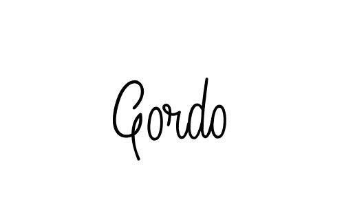 How to Draw Gordo signature style? Angelique-Rose-font-FFP is a latest design signature styles for name Gordo. Gordo signature style 5 images and pictures png