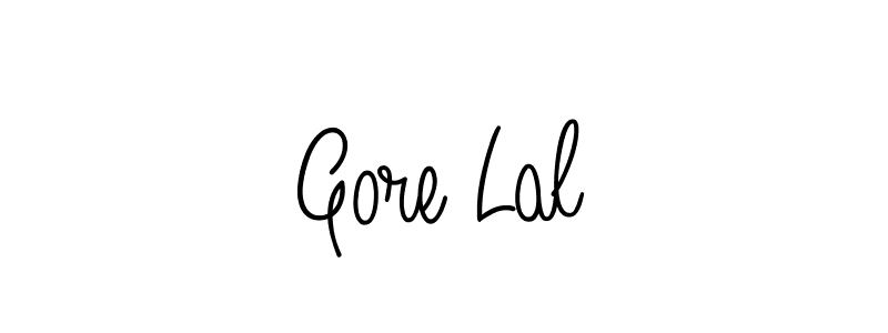 Gore Lal stylish signature style. Best Handwritten Sign (Angelique-Rose-font-FFP) for my name. Handwritten Signature Collection Ideas for my name Gore Lal. Gore Lal signature style 5 images and pictures png