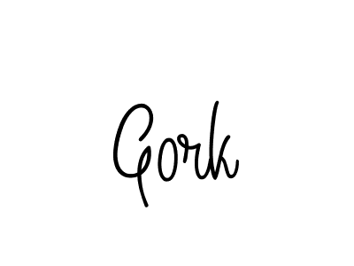 Gork stylish signature style. Best Handwritten Sign (Angelique-Rose-font-FFP) for my name. Handwritten Signature Collection Ideas for my name Gork. Gork signature style 5 images and pictures png