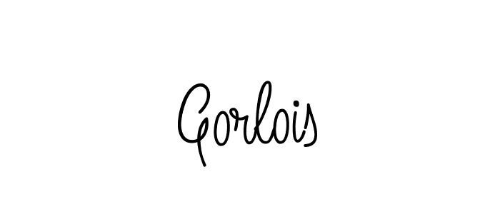 How to make Gorlois name signature. Use Angelique-Rose-font-FFP style for creating short signs online. This is the latest handwritten sign. Gorlois signature style 5 images and pictures png