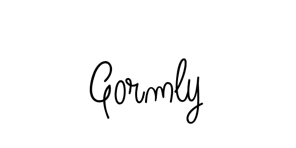 Create a beautiful signature design for name Gormly. With this signature (Angelique-Rose-font-FFP) fonts, you can make a handwritten signature for free. Gormly signature style 5 images and pictures png
