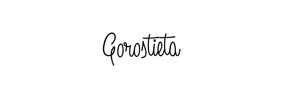 How to Draw Gorostieta signature style? Angelique-Rose-font-FFP is a latest design signature styles for name Gorostieta. Gorostieta signature style 5 images and pictures png