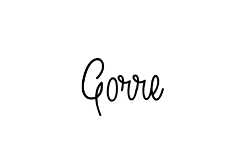 Also You can easily find your signature by using the search form. We will create Gorre name handwritten signature images for you free of cost using Angelique-Rose-font-FFP sign style. Gorre signature style 5 images and pictures png