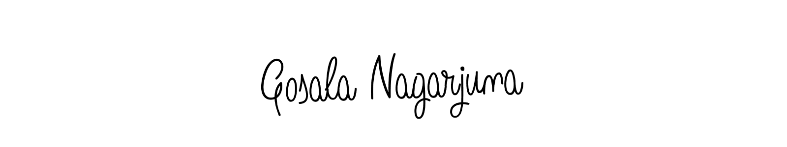 How to Draw Gosala Nagarjuna signature style? Angelique-Rose-font-FFP is a latest design signature styles for name Gosala Nagarjuna. Gosala Nagarjuna signature style 5 images and pictures png