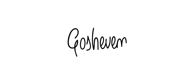 It looks lik you need a new signature style for name Gosheven. Design unique handwritten (Angelique-Rose-font-FFP) signature with our free signature maker in just a few clicks. Gosheven signature style 5 images and pictures png