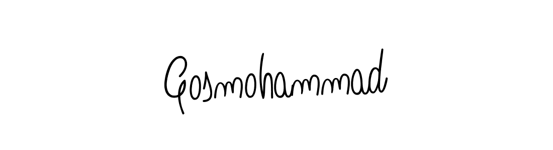 Also we have Gosmohammad name is the best signature style. Create professional handwritten signature collection using Angelique-Rose-font-FFP autograph style. Gosmohammad signature style 5 images and pictures png