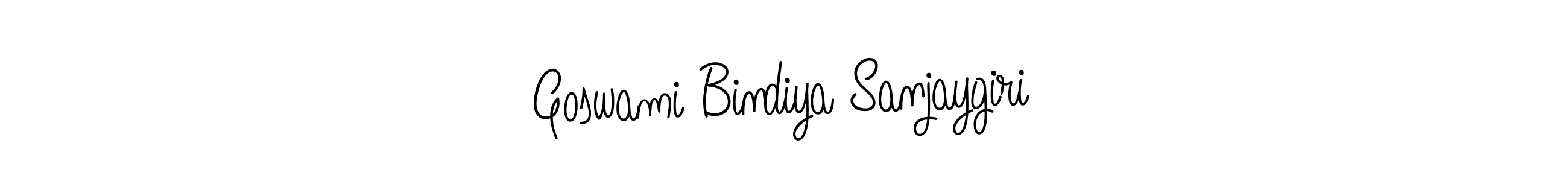 How to Draw Goswami Bindiya Sanjaygiri signature style? Angelique-Rose-font-FFP is a latest design signature styles for name Goswami Bindiya Sanjaygiri. Goswami Bindiya Sanjaygiri signature style 5 images and pictures png