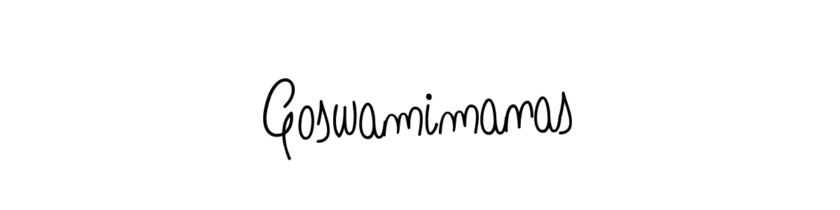 How to Draw Goswamimanas signature style? Angelique-Rose-font-FFP is a latest design signature styles for name Goswamimanas. Goswamimanas signature style 5 images and pictures png