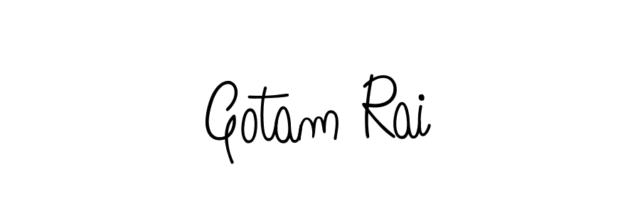 Make a beautiful signature design for name Gotam Rai. Use this online signature maker to create a handwritten signature for free. Gotam Rai signature style 5 images and pictures png