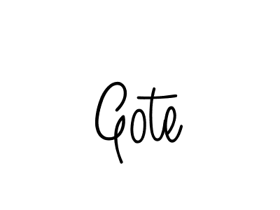 Angelique-Rose-font-FFP is a professional signature style that is perfect for those who want to add a touch of class to their signature. It is also a great choice for those who want to make their signature more unique. Get Gote name to fancy signature for free. Gote signature style 5 images and pictures png