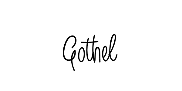 Also we have Gothel name is the best signature style. Create professional handwritten signature collection using Angelique-Rose-font-FFP autograph style. Gothel signature style 5 images and pictures png