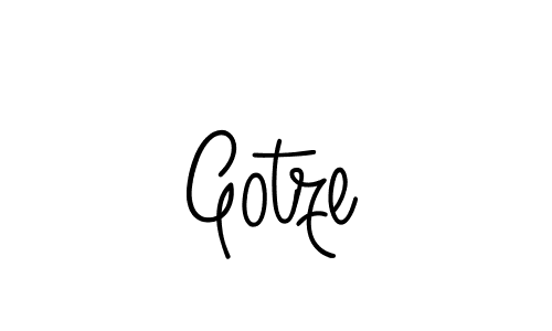 Angelique-Rose-font-FFP is a professional signature style that is perfect for those who want to add a touch of class to their signature. It is also a great choice for those who want to make their signature more unique. Get Gotze name to fancy signature for free. Gotze signature style 5 images and pictures png
