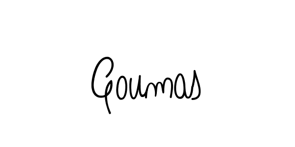 if you are searching for the best signature style for your name Goumas. so please give up your signature search. here we have designed multiple signature styles  using Angelique-Rose-font-FFP. Goumas signature style 5 images and pictures png