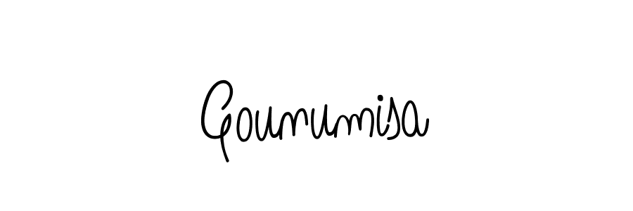 Similarly Angelique-Rose-font-FFP is the best handwritten signature design. Signature creator online .You can use it as an online autograph creator for name Gounumisa. Gounumisa signature style 5 images and pictures png