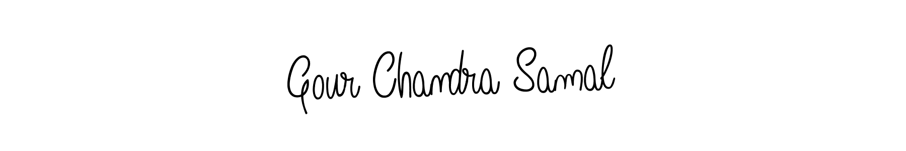 How to Draw Gour Chandra Samal signature style? Angelique-Rose-font-FFP is a latest design signature styles for name Gour Chandra Samal. Gour Chandra Samal signature style 5 images and pictures png