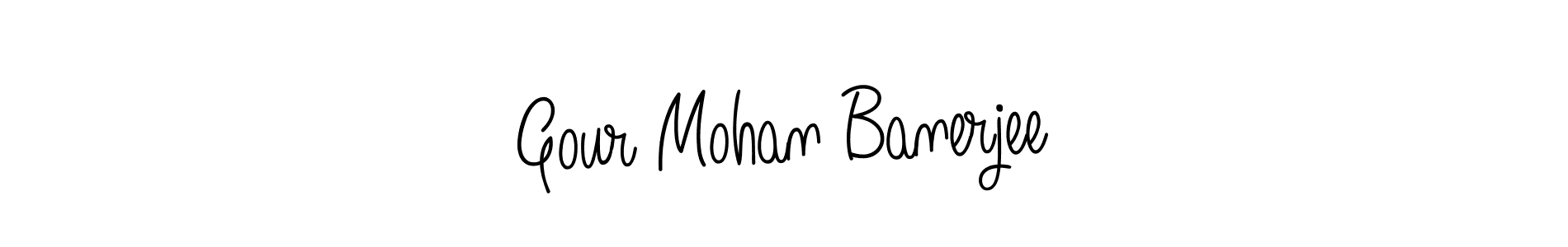 Angelique-Rose-font-FFP is a professional signature style that is perfect for those who want to add a touch of class to their signature. It is also a great choice for those who want to make their signature more unique. Get Gour Mohan Banerjee name to fancy signature for free. Gour Mohan Banerjee signature style 5 images and pictures png