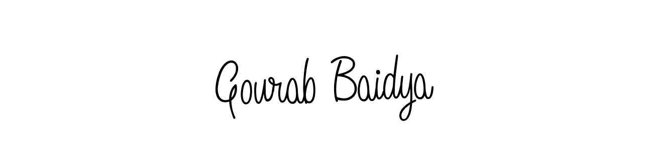 Similarly Angelique-Rose-font-FFP is the best handwritten signature design. Signature creator online .You can use it as an online autograph creator for name Gourab Baidya. Gourab Baidya signature style 5 images and pictures png