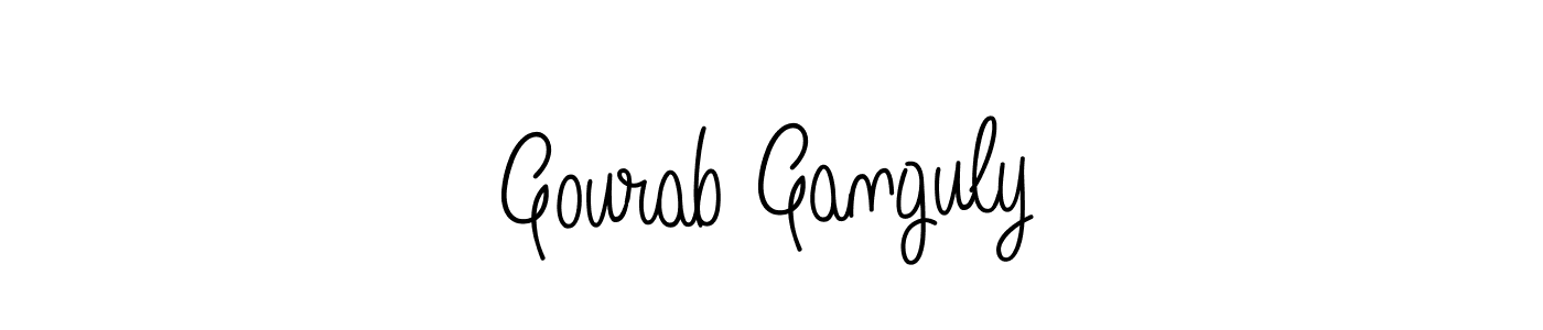 Angelique-Rose-font-FFP is a professional signature style that is perfect for those who want to add a touch of class to their signature. It is also a great choice for those who want to make their signature more unique. Get Gourab Ganguly name to fancy signature for free. Gourab Ganguly signature style 5 images and pictures png