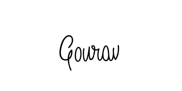 Gourav stylish signature style. Best Handwritten Sign (Angelique-Rose-font-FFP) for my name. Handwritten Signature Collection Ideas for my name Gourav. Gourav signature style 5 images and pictures png