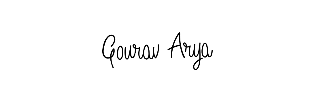 It looks lik you need a new signature style for name Gourav Arya. Design unique handwritten (Angelique-Rose-font-FFP) signature with our free signature maker in just a few clicks. Gourav Arya signature style 5 images and pictures png