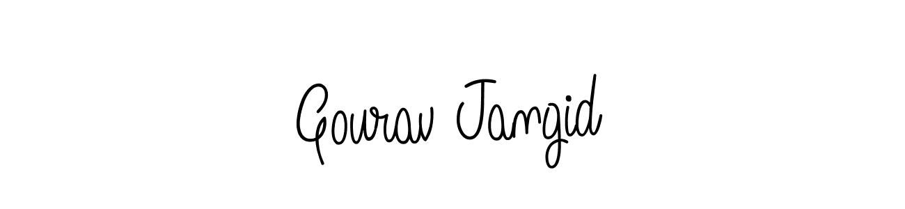 Make a beautiful signature design for name Gourav Jangid. Use this online signature maker to create a handwritten signature for free. Gourav Jangid signature style 5 images and pictures png