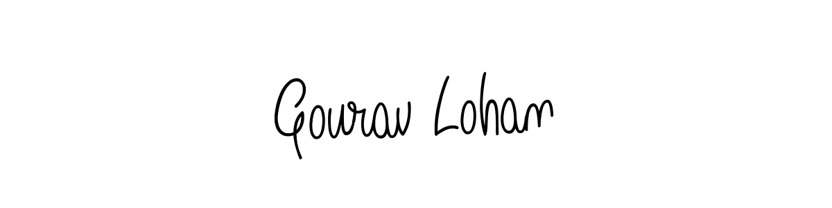 Create a beautiful signature design for name Gourav Lohan. With this signature (Angelique-Rose-font-FFP) fonts, you can make a handwritten signature for free. Gourav Lohan signature style 5 images and pictures png