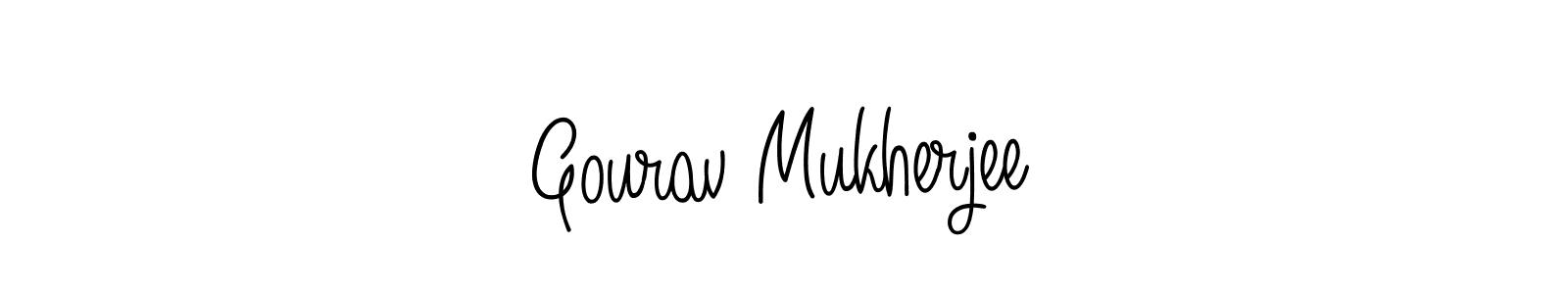 Create a beautiful signature design for name Gourav Mukherjee. With this signature (Angelique-Rose-font-FFP) fonts, you can make a handwritten signature for free. Gourav Mukherjee signature style 5 images and pictures png