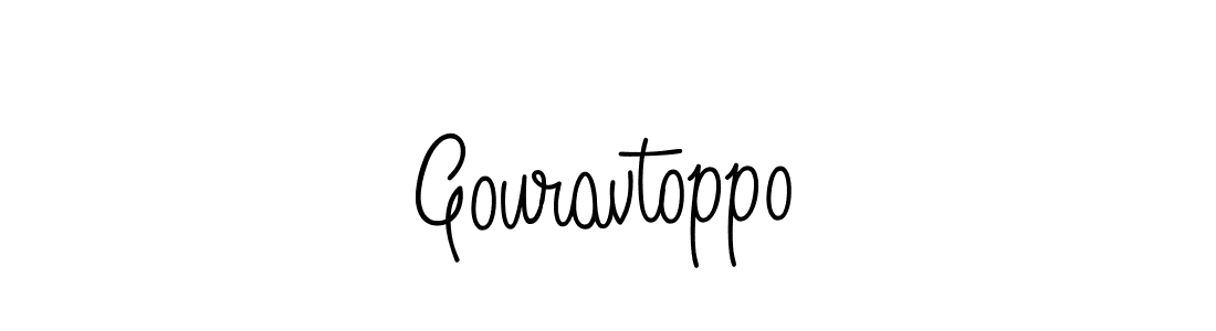 Here are the top 10 professional signature styles for the name Gouravtoppo. These are the best autograph styles you can use for your name. Gouravtoppo signature style 5 images and pictures png