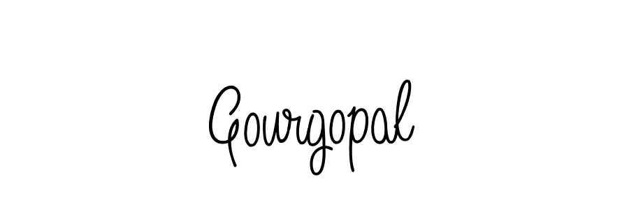 How to make Gourgopal signature? Angelique-Rose-font-FFP is a professional autograph style. Create handwritten signature for Gourgopal name. Gourgopal signature style 5 images and pictures png