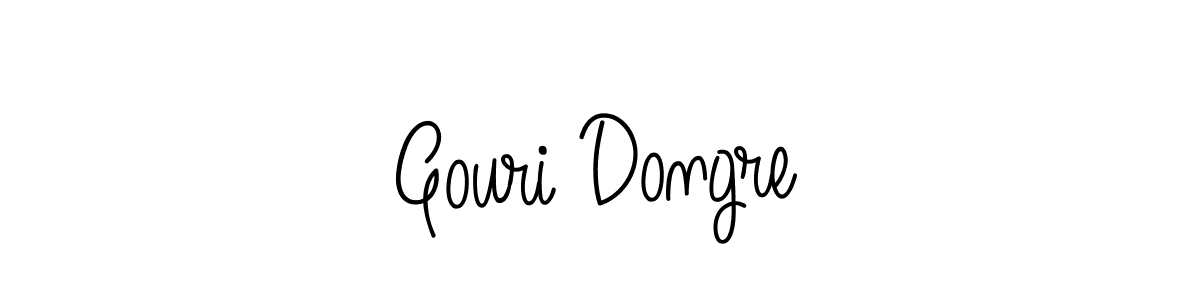 if you are searching for the best signature style for your name Gouri Dongre. so please give up your signature search. here we have designed multiple signature styles  using Angelique-Rose-font-FFP. Gouri Dongre signature style 5 images and pictures png