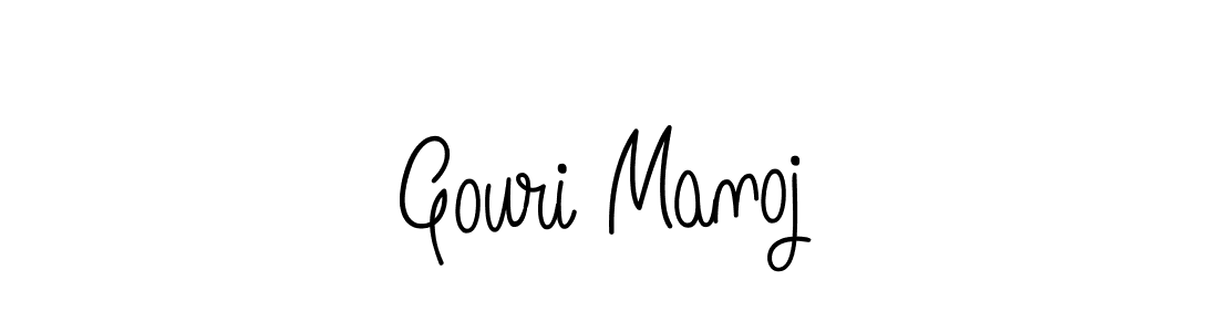 Also You can easily find your signature by using the search form. We will create Gouri Manoj name handwritten signature images for you free of cost using Angelique-Rose-font-FFP sign style. Gouri Manoj signature style 5 images and pictures png