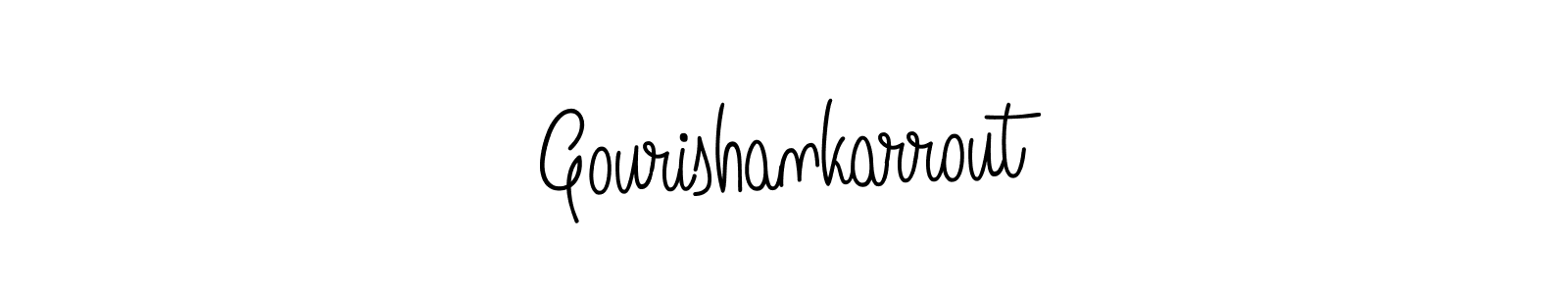 How to make Gourishankarrout signature? Angelique-Rose-font-FFP is a professional autograph style. Create handwritten signature for Gourishankarrout name. Gourishankarrout signature style 5 images and pictures png