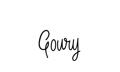 How to make Goury signature? Angelique-Rose-font-FFP is a professional autograph style. Create handwritten signature for Goury name. Goury signature style 5 images and pictures png