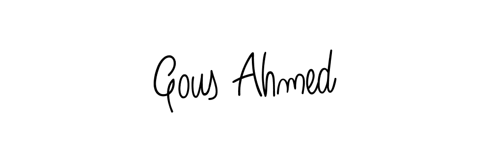 Also we have Gous Ahmed name is the best signature style. Create professional handwritten signature collection using Angelique-Rose-font-FFP autograph style. Gous Ahmed signature style 5 images and pictures png