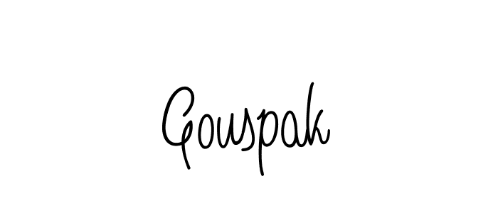 Once you've used our free online signature maker to create your best signature Angelique-Rose-font-FFP style, it's time to enjoy all of the benefits that Gouspak name signing documents. Gouspak signature style 5 images and pictures png
