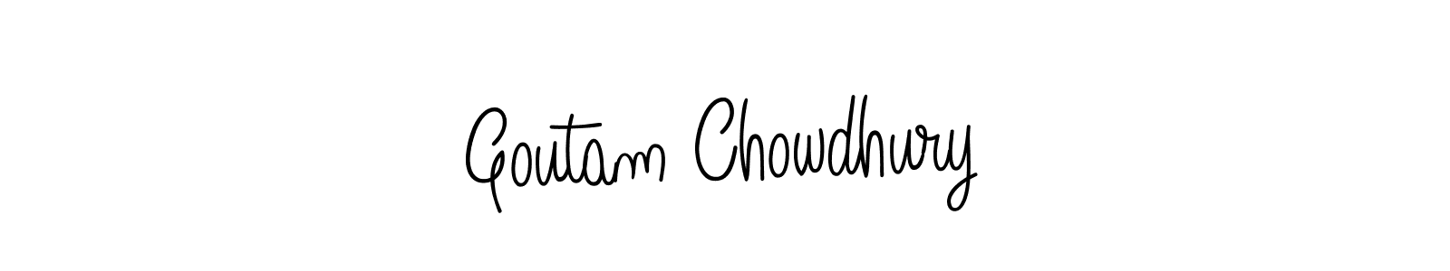 Goutam Chowdhury stylish signature style. Best Handwritten Sign (Angelique-Rose-font-FFP) for my name. Handwritten Signature Collection Ideas for my name Goutam Chowdhury. Goutam Chowdhury signature style 5 images and pictures png