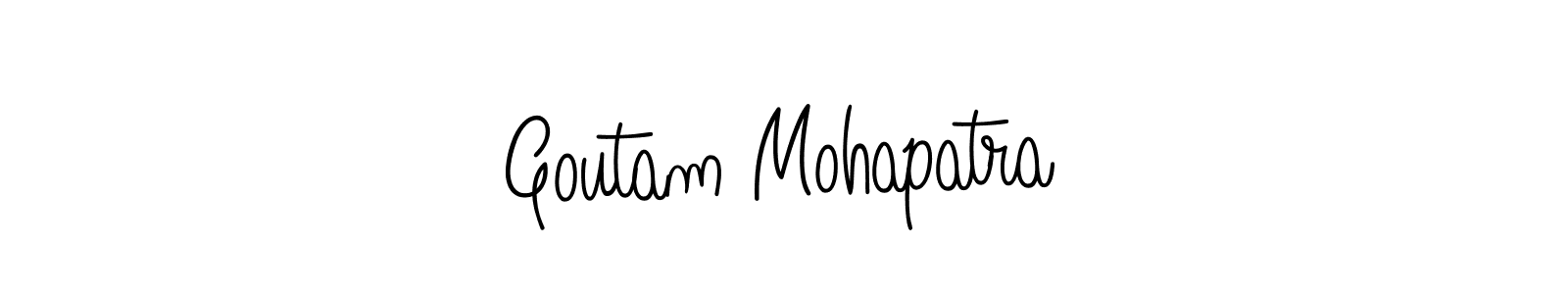 Design your own signature with our free online signature maker. With this signature software, you can create a handwritten (Angelique-Rose-font-FFP) signature for name Goutam Mohapatra. Goutam Mohapatra signature style 5 images and pictures png