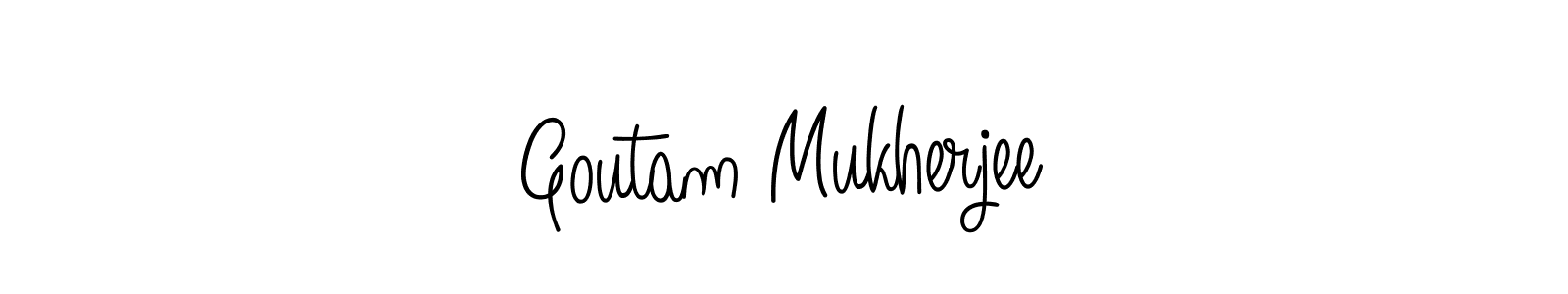 Make a beautiful signature design for name Goutam Mukherjee. Use this online signature maker to create a handwritten signature for free. Goutam Mukherjee signature style 5 images and pictures png