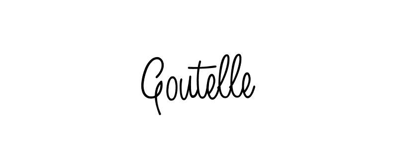 Also You can easily find your signature by using the search form. We will create Goutelle name handwritten signature images for you free of cost using Angelique-Rose-font-FFP sign style. Goutelle signature style 5 images and pictures png