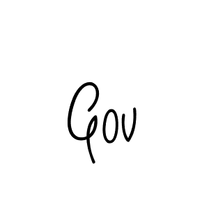 The best way (Angelique-Rose-font-FFP) to make a short signature is to pick only two or three words in your name. The name Gov include a total of six letters. For converting this name. Gov signature style 5 images and pictures png